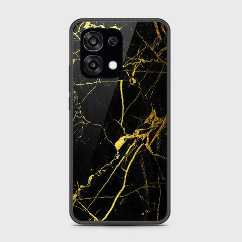 Oppo A6 Pro 4G - Black Marble Series - HQ Ultra Shine Premium Infinity Glass Soft Silicon Borders Case