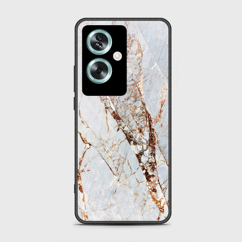 Oppo A2 - White Marble Series - HQ Premium Shine Durable Shatterproof Case