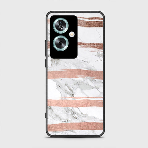 Oppo A2 - White Marble Series - HQ Premium Shine Durable Shatterproof Case