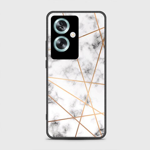 Oppo A79 - White Marble Series 2 - HQ Premium Shine Durable Shatterproof Case
