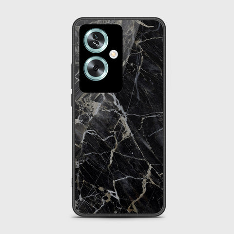Oppo A2 - Black Marble Series - HQ Premium Shine Durable Shatterproof Case