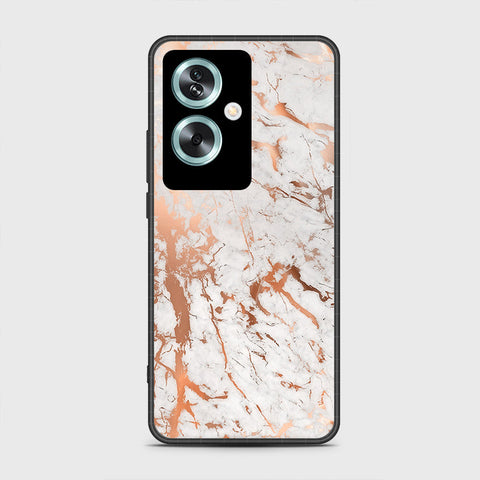 Oppo A2 - White Marble Series 2 - HQ Premium Shine Durable Shatterproof Case
