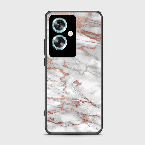 Oppo A79 - White Marble Series 2 - HQ Premium Shine Durable Shatterproof Case