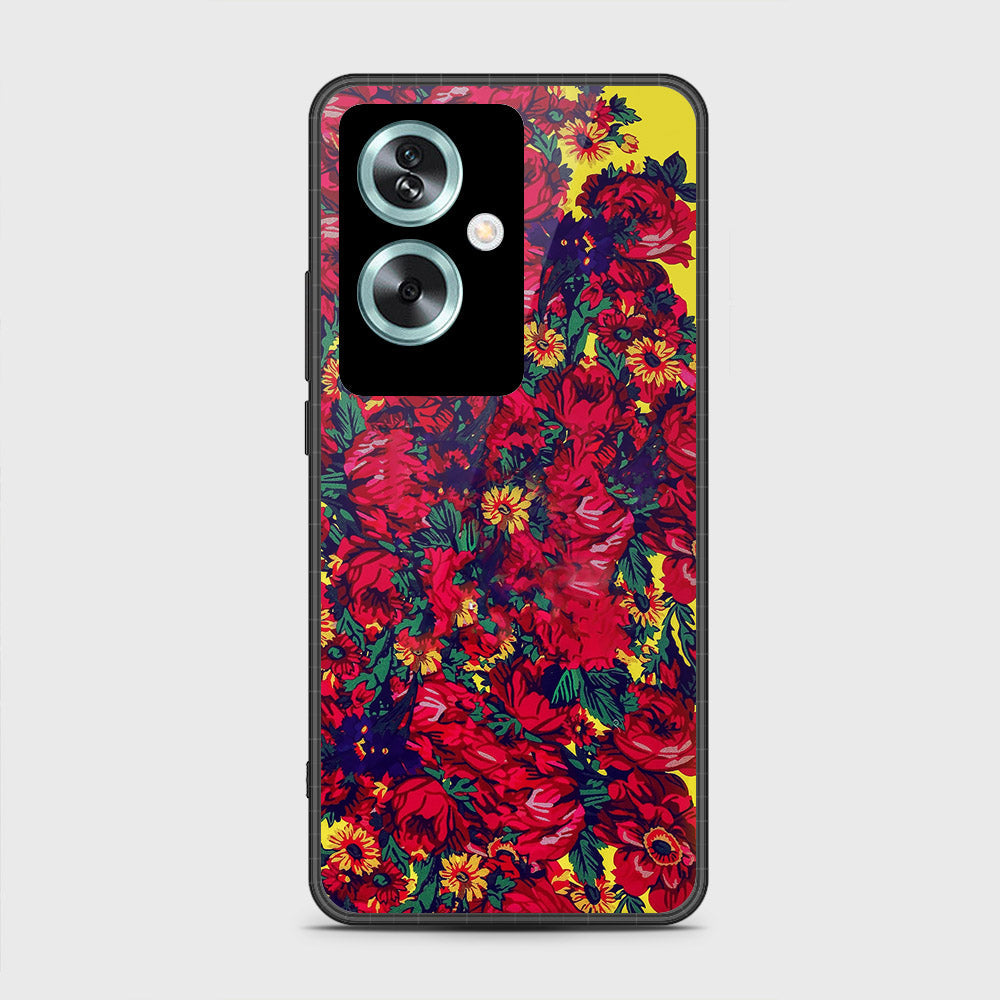 Oppo A2 - Floral Series - HQ Premium Shine Durable Shatterproof Case