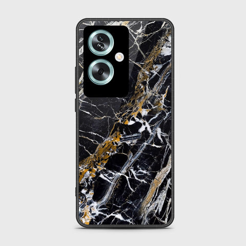 Oppo A2 - Black Marble Series - HQ Premium Shine Durable Shatterproof Case