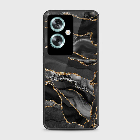 Oppo A2 - Black Marble Series - HQ Premium Shine Durable Shatterproof Case