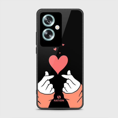 Oppo A2 - Onation Heart Series - HQ Premium Shine Durable Shatterproof Case