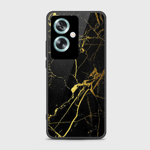 Oppo A2 - Black Marble Series - HQ Premium Shine Durable Shatterproof Case