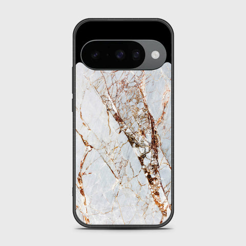 Google Pixel 10 - White Marble Series - HQ Premium Shine Durable Shatterproof Case