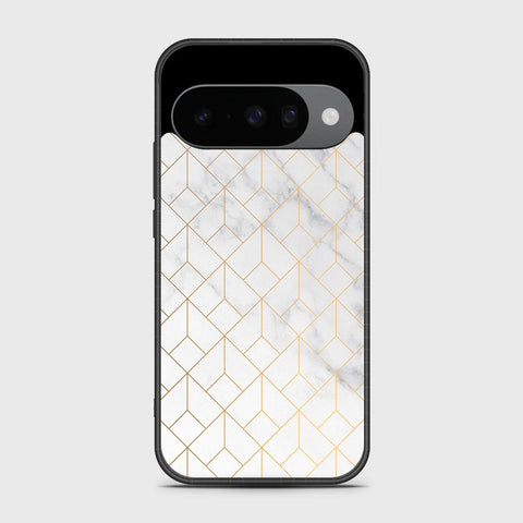 Google Pixel 10 - White Marble Series 2 - HQ Premium Shine Durable Shatterproof Case