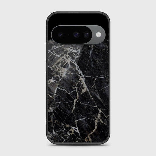 Google Pixel 10 - Black Marble Series - HQ Premium Shine Durable Shatterproof Case