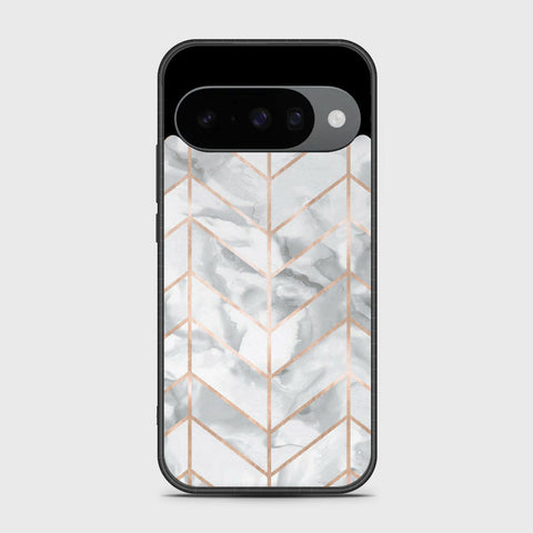 Google Pixel 10 - White Marble Series 2 - HQ Premium Shine Durable Shatterproof Case