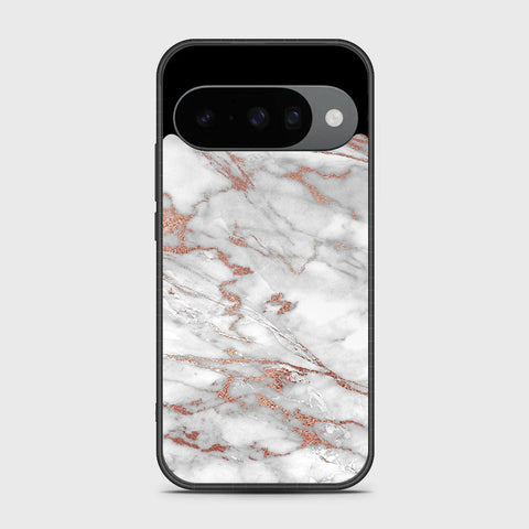 Google Pixel 10 - White Marble Series 2 - HQ Premium Shine Durable Shatterproof Case