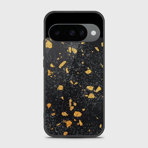 Google Pixel 10 - Black Marble Series - HQ Premium Shine Durable Shatterproof Case