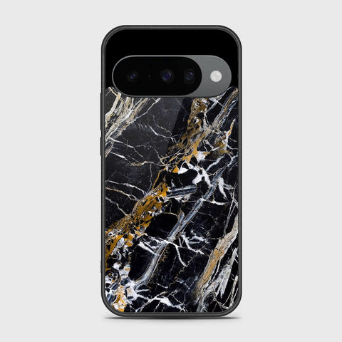 Google Pixel 10 - Black Marble Series - HQ Premium Shine Durable Shatterproof Case