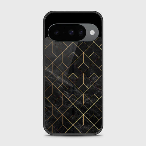 Google Pixel 10 - Black Marble Series - HQ Premium Shine Durable Shatterproof Case