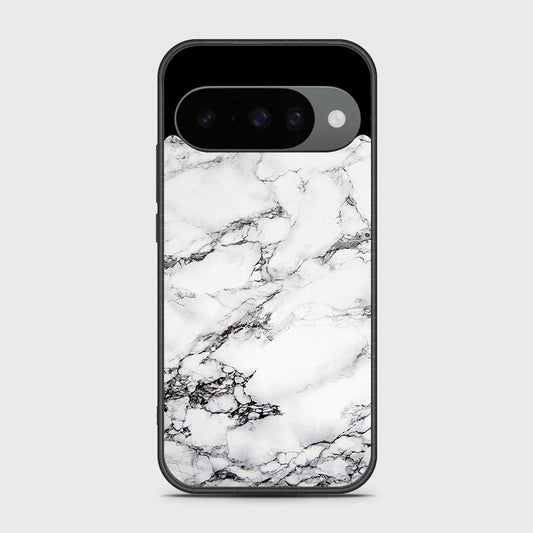 Google Pixel 10 - White Marble Series - HQ Premium Shine Durable Shatterproof Case