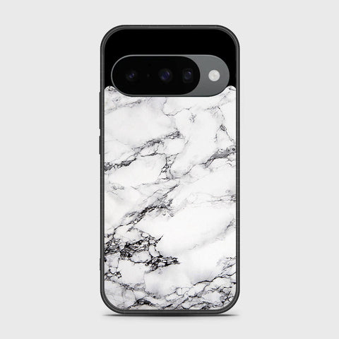 Google Pixel 10 - White Marble Series - HQ Premium Shine Durable Shatterproof Case