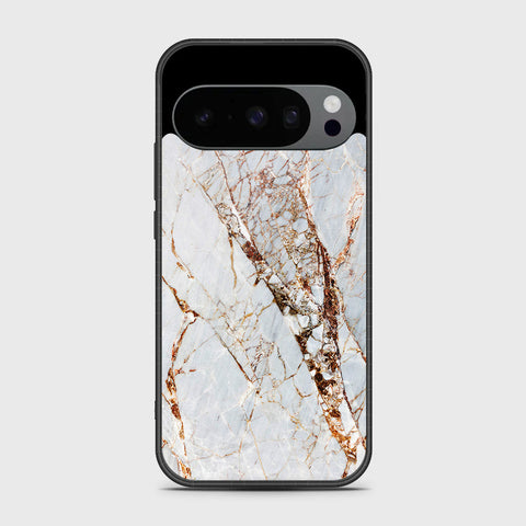 Google Pixel 10 Pro - White Marble Series - HQ Premium Shine Durable Shatterproof Case