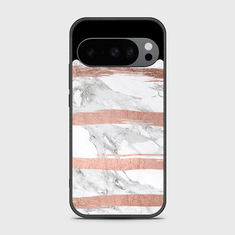 Google Pixel 10 Pro - White Marble Series - HQ Premium Shine Durable Shatterproof Case