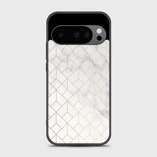 Google Pixel 10 Pro XL - White Marble Series 2 - HQ Premium Shine Durable Shatterproof Case