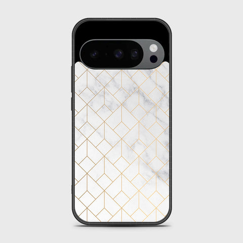 Google Pixel 10 Pro XL - White Marble Series 2 - HQ Premium Shine Durable Shatterproof Case