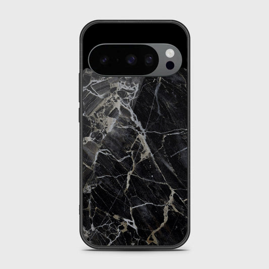 Google Pixel 10 Pro XL - Black Marble Series - HQ Premium Shine Durable Shatterproof Case