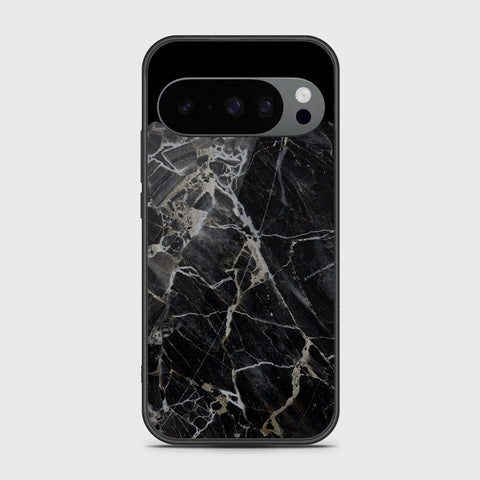 Google Pixel 10 Pro XL - Black Marble Series - HQ Premium Shine Durable Shatterproof Case