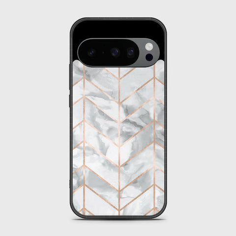 Google Pixel 10 Pro XL - White Marble Series 2 - HQ Premium Shine Durable Shatterproof Case