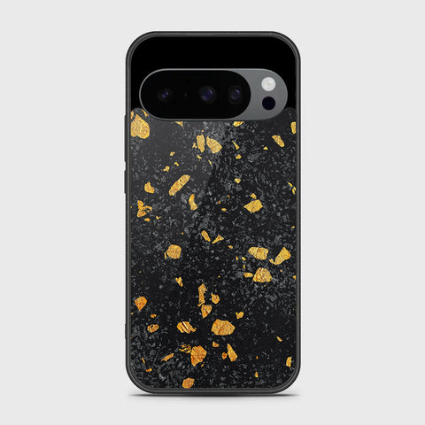 Google Pixel 10 Pro XL - Black Marble Series - HQ Premium Shine Durable Shatterproof Case