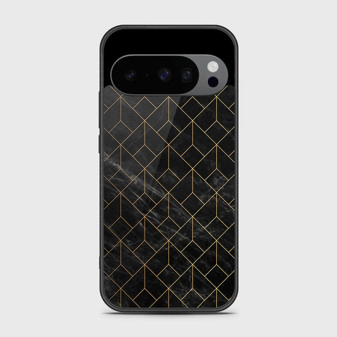 Google Pixel 10 Pro XL - Black Marble Series - HQ Premium Shine Durable Shatterproof Case