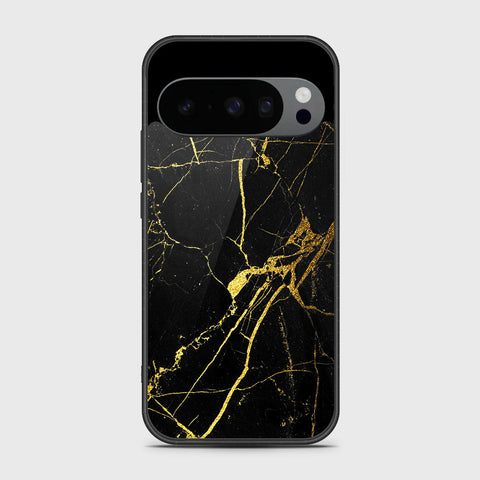 Google Pixel 10 Pro XL - Black Marble Series - HQ Premium Shine Durable Shatterproof Case