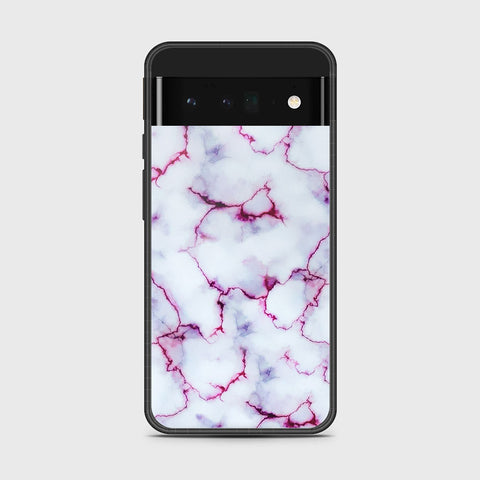 Google Pixel 6 Pro - White Marble Series - HQ Premium Shine Durable Shatterproof Case