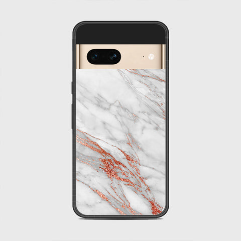 Google Pixel 7 - White Marble Series - HQ Premium Shine Durable Shatterproof Case