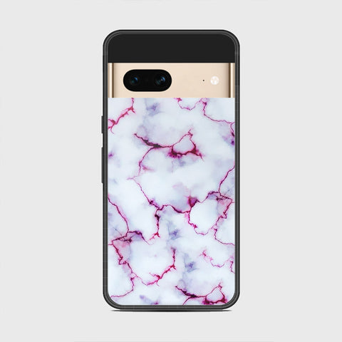 Google Pixel 7 - White Marble Series - HQ Premium Shine Durable Shatterproof Case