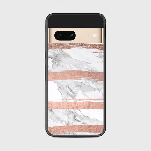 Google Pixel 7 - White Marble Series - HQ Premium Shine Durable Shatterproof Case