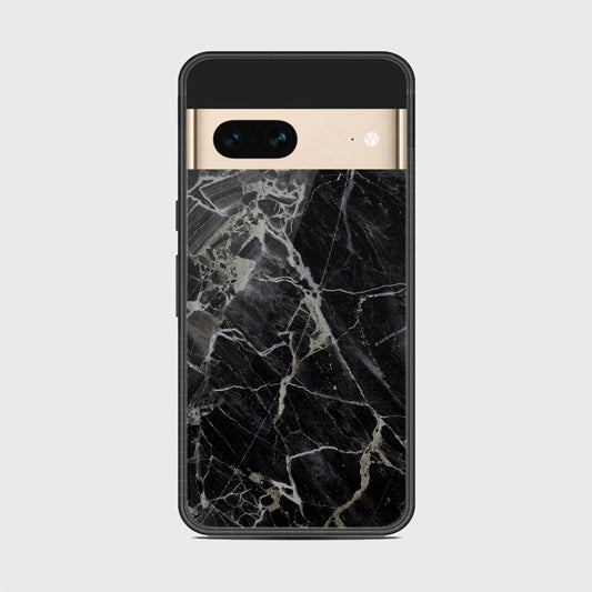 Google Pixel 7 - Black Marble Series - HQ Premium Shine Durable Shatterproof Case