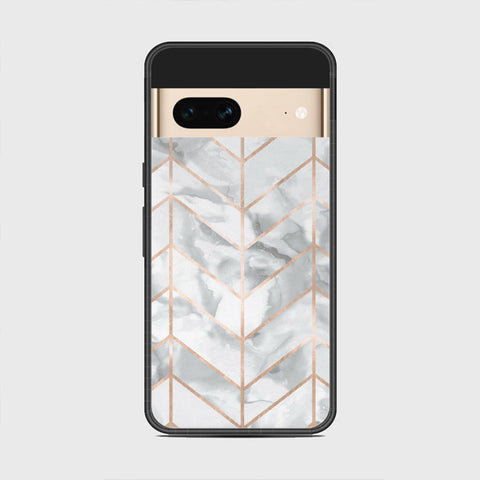 Google Pixel 7 - White Marble Series 2 - HQ Premium Shine Durable Shatterproof Case