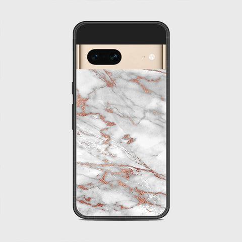 Google Pixel 7 - White Marble Series 2 - HQ Premium Shine Durable Shatterproof Case