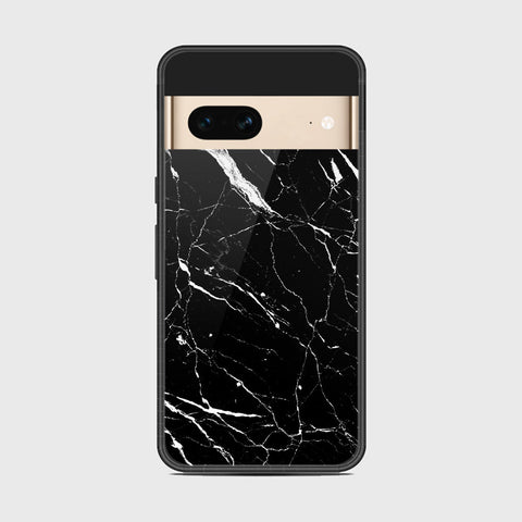 Google Pixel 7 - Black Marble Series - HQ Premium Shine Durable Shatterproof Case