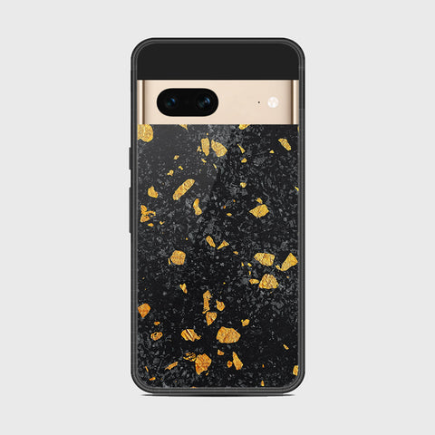 Google Pixel 7 - Black Marble Series - HQ Premium Shine Durable Shatterproof Case