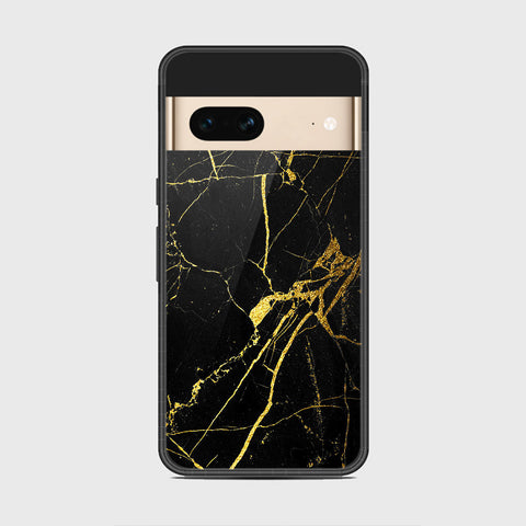 Google Pixel 7 - Black Marble Series - HQ Premium Shine Durable Shatterproof Case
