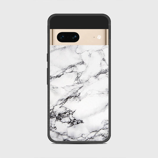 Google Pixel 7 - White Marble Series - HQ Premium Shine Durable Shatterproof Case