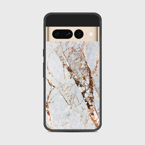 Google Pixel 7 Pro - White Marble Series - HQ Premium Shine Durable Shatterproof Case