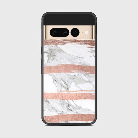 Google Pixel 7 Pro - White Marble Series - HQ Premium Shine Durable Shatterproof Case