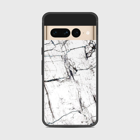 Google Pixel 7 Pro - White Marble Series 2 - HQ Premium Shine Durable Shatterproof Case