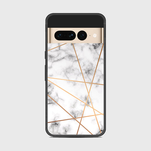 Google Pixel 7 Pro - White Marble Series 2 - HQ Premium Shine Durable Shatterproof Case