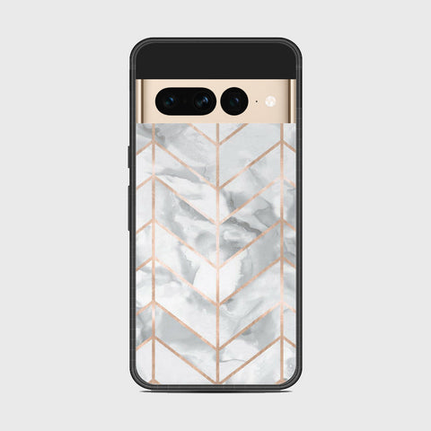 Google Pixel 7 Pro - White Marble Series 2 - HQ Premium Shine Durable Shatterproof Case