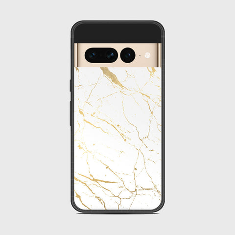 Google Pixel 7 Pro - White Marble Series 2 - HQ Premium Shine Durable Shatterproof Case