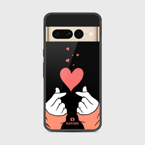 Google Pixel 7 Pro - Onation Heart Series - HQ Premium Shine Durable Shatterproof Case